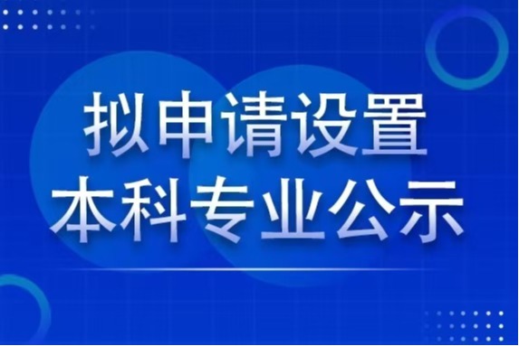 意昂体育52024年度拟申请设置本科项目设置公示